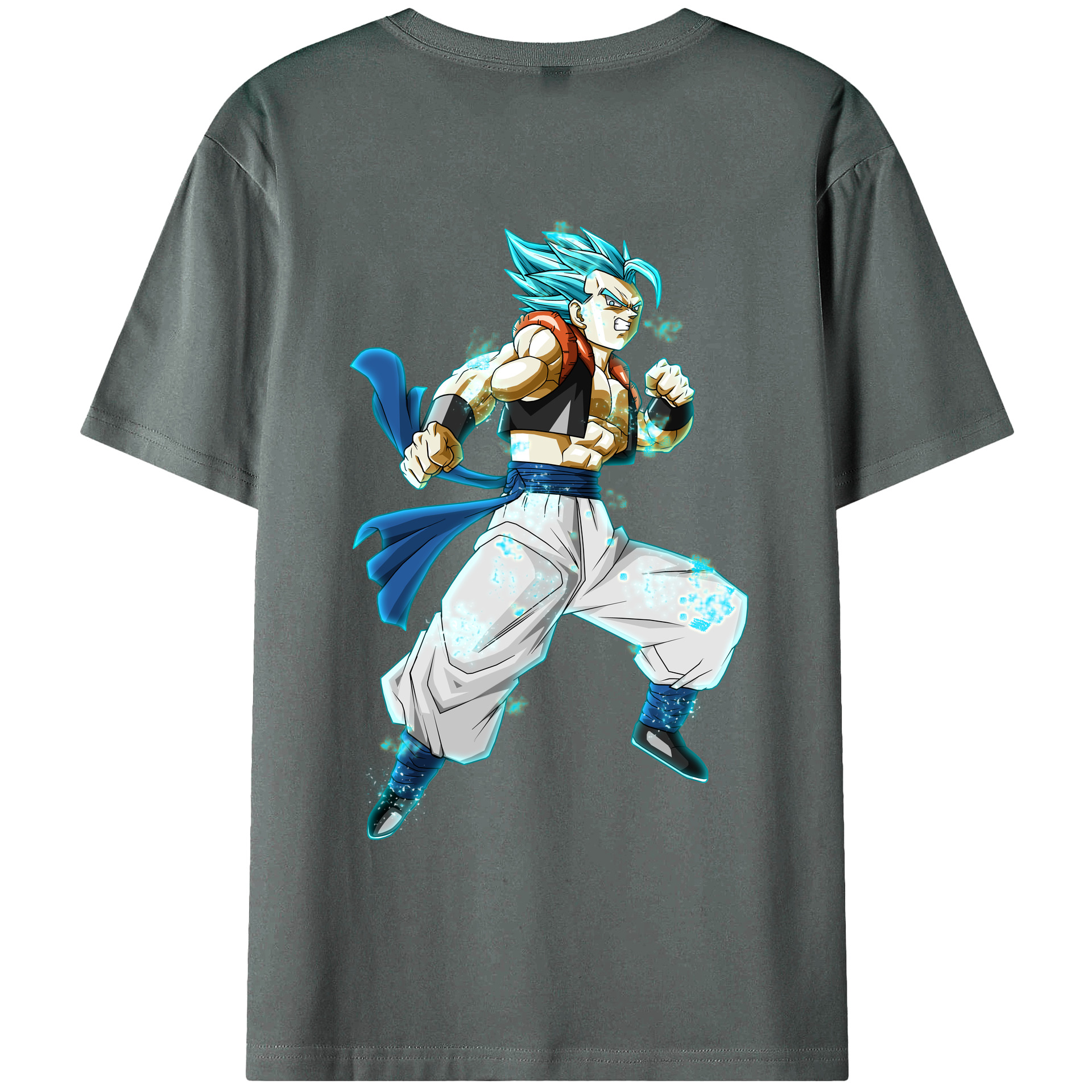 （画像用） ドラゴンボール ベジータ四世（Bejīta Yonsei）DRAGON BALL Vegeta IV 綿100％ メンズ半袖Tシャツ（バックプリント） 通気性